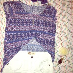 Charlotte Russe Tribal Crop Top